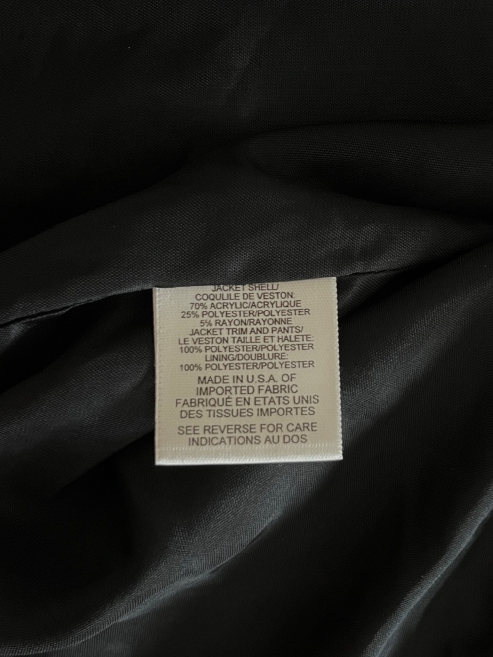 Vintage Talbots Lady Jacket Black Button-Front Collarless Blazer/Jacket- Size 4 - Picture 10 of 10